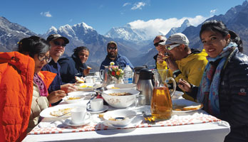  Mt.Everest Heli Tour and amazing breakfast at 4000m